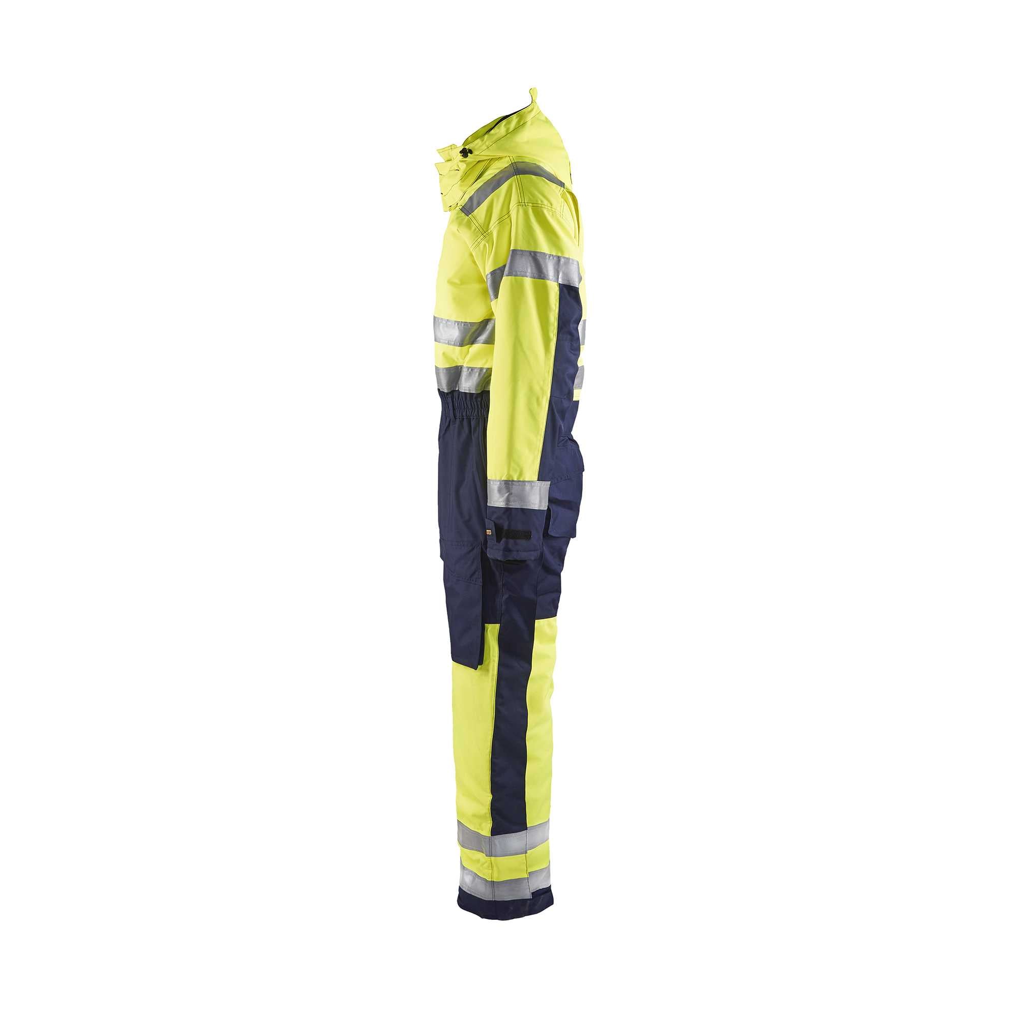 BLAKLADER 67631977 Hi Vis Winter Overall Hi Vis Reflective Work Overall Men - Waterproof